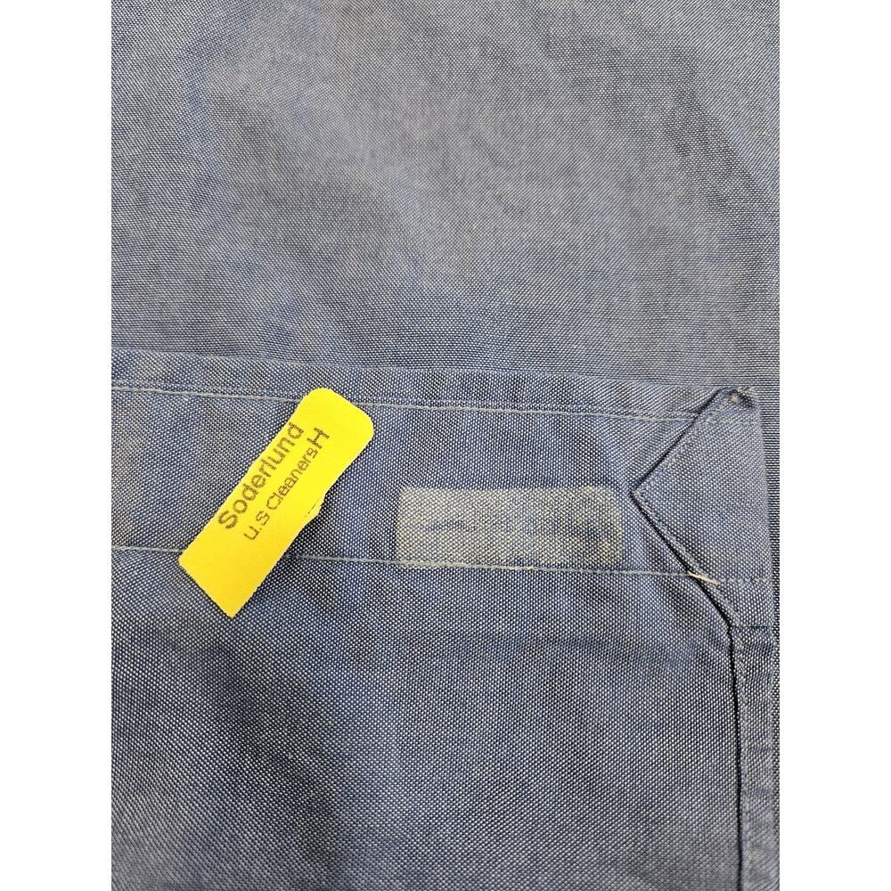 Polo Ralph Lauren Yarmouth Shirt Mens 16-36 Blue Oxford Button Down Classic Fit - Picture 10 of 10